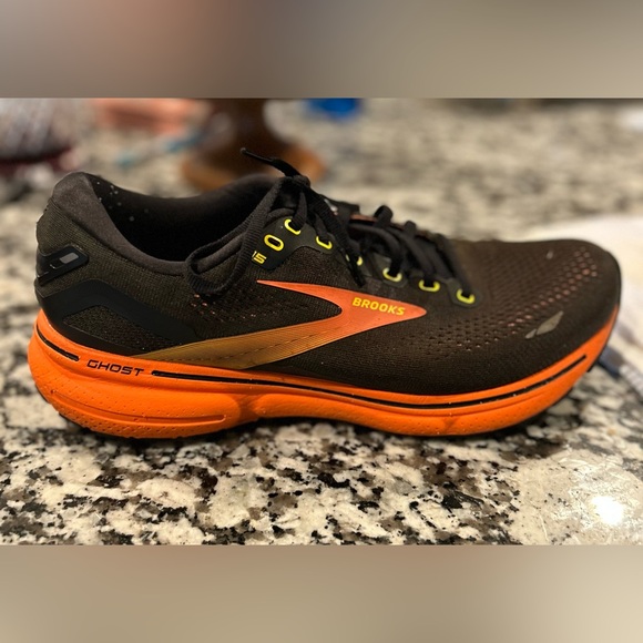 Brooks Other - Brooks Ghost 15 Black and Orange shoes